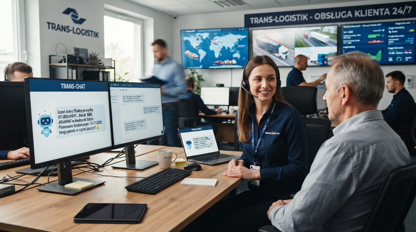 Chatboty AI w obsłudze klienta firm transportowych